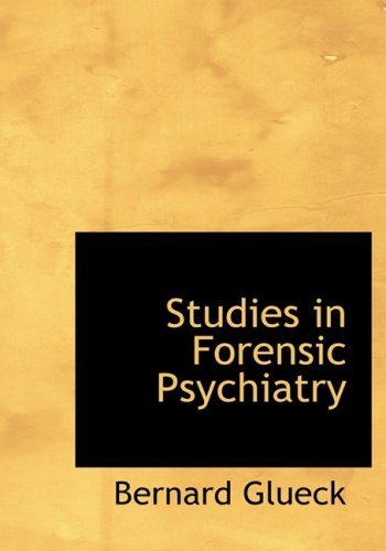 جلد کتاب Studies in Forensic Psychiatry