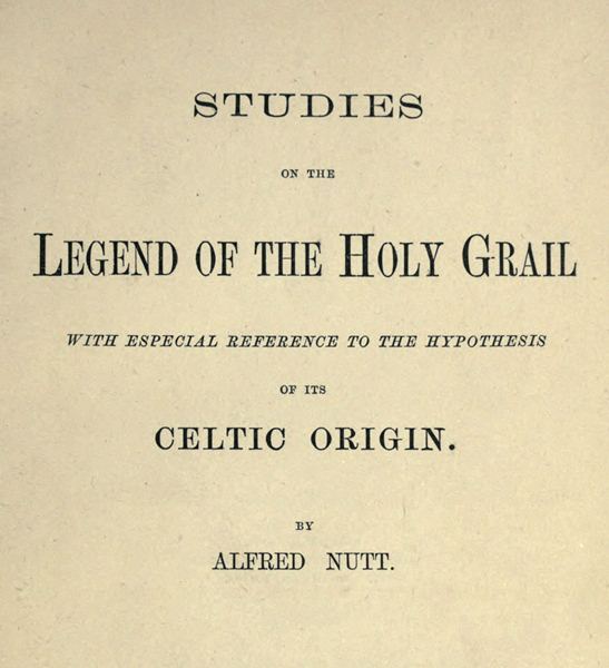 جلد کتاب Studies on the Legend of the Holy Grail