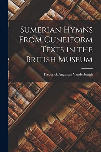 جلد کتاب Sumerian Hymns from Cuneiform Texts in the British Museum