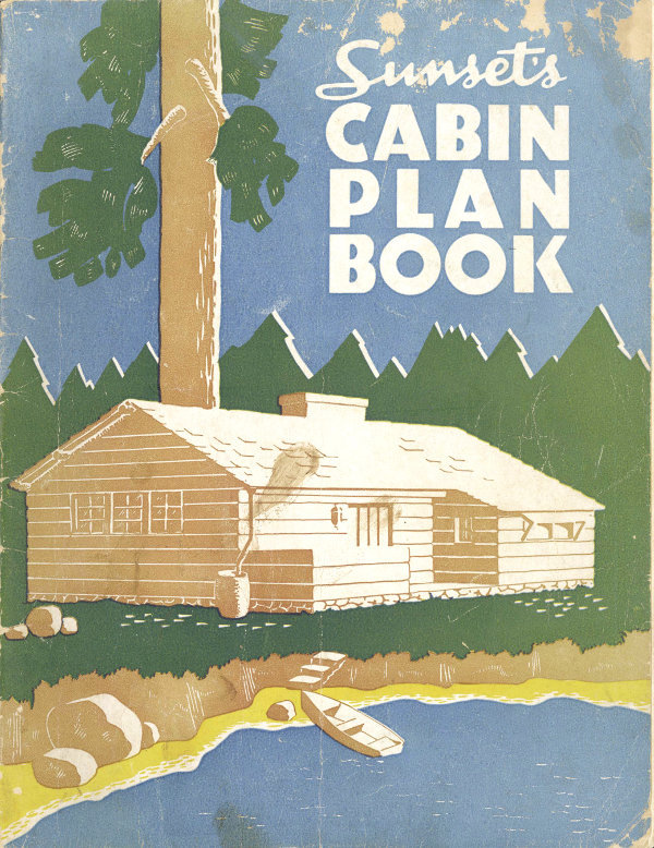 جلد کتاب Sunset's Cabin Plan Book