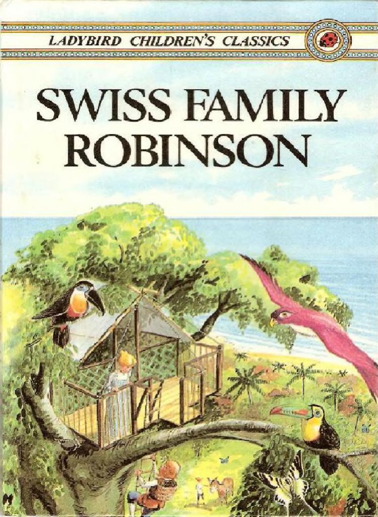 جلد کتاب Swiss Family Robinson