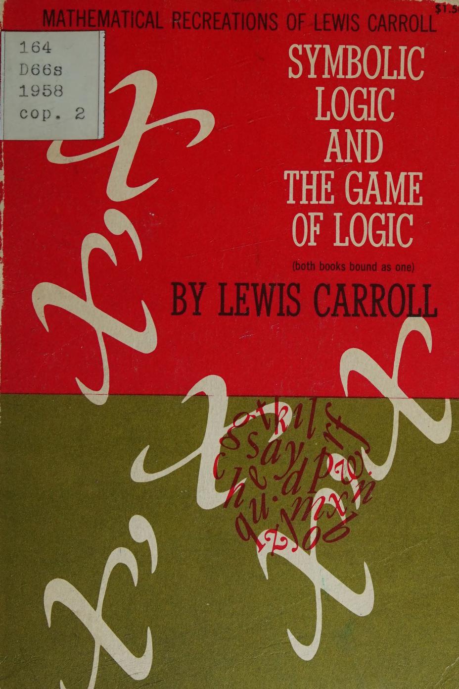 جلد کتاب Symbolic Logic