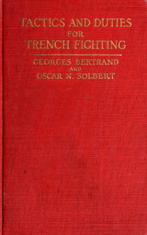 جلد کتاب Tactics and duties for trench fighting