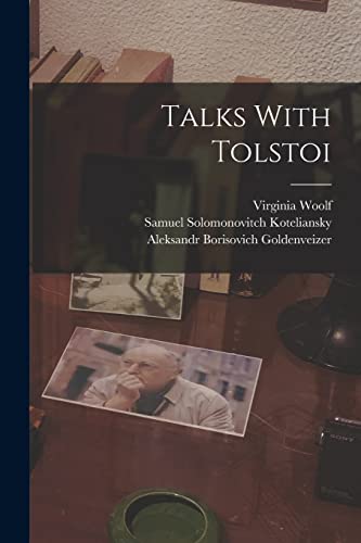 جلد کتاب Talks with Tolstoi