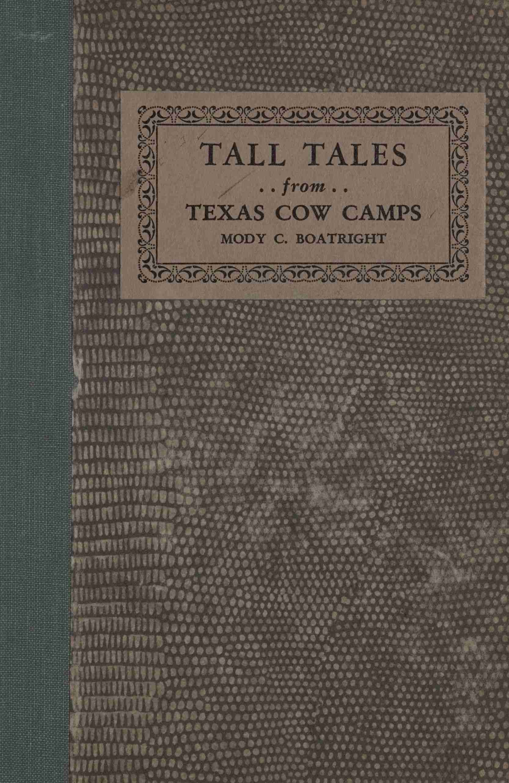 جلد کتاب Tall Tales from Texas