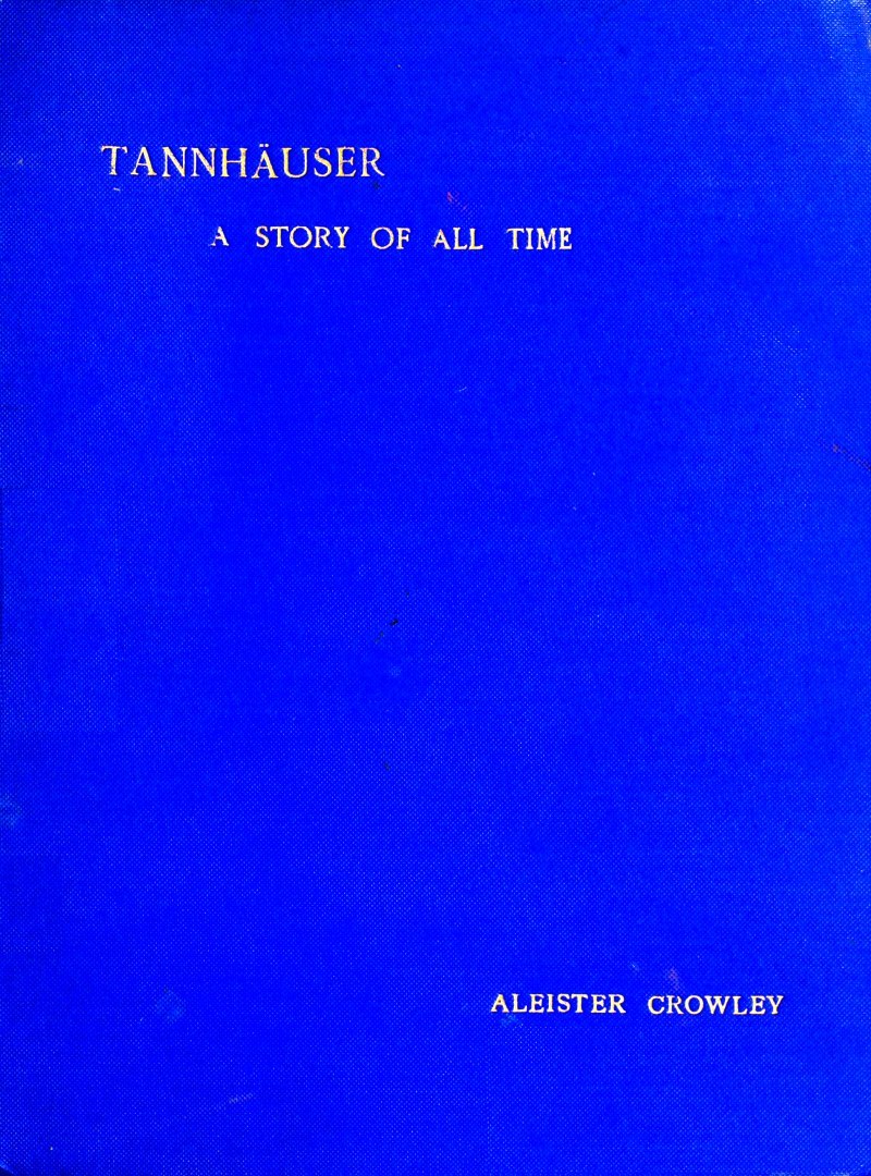 جلد کتاب Tannhäuser: A Story of All Time