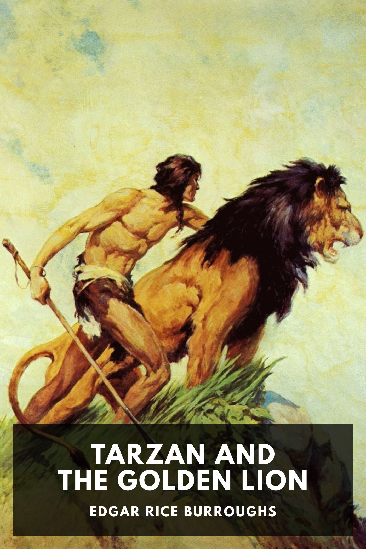 جلد کتاب Tarzan and the Golden Lion