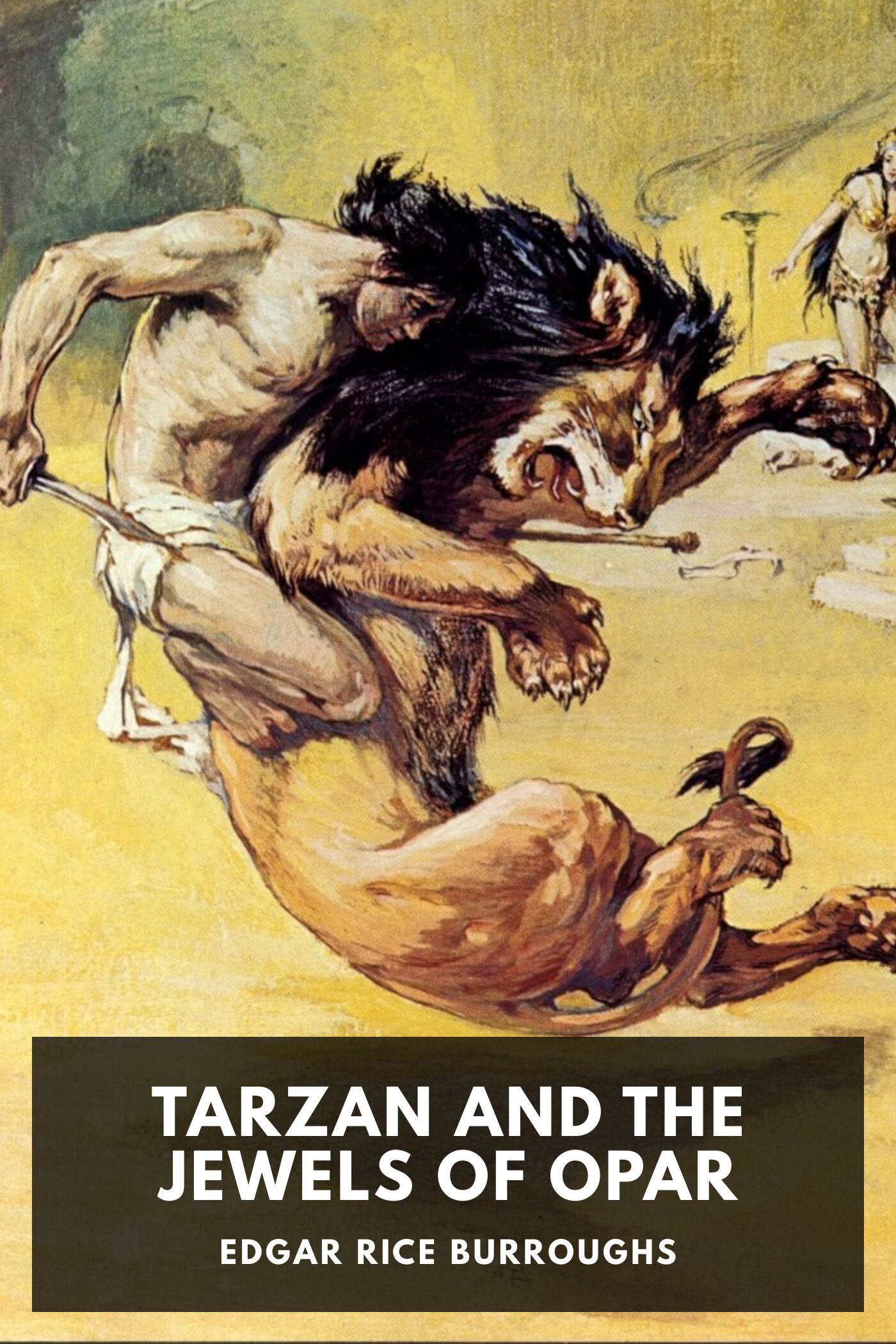 جلد کتاب Tarzan and the Jewels of Opar