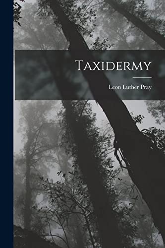 جلد کتاب Taxidermy