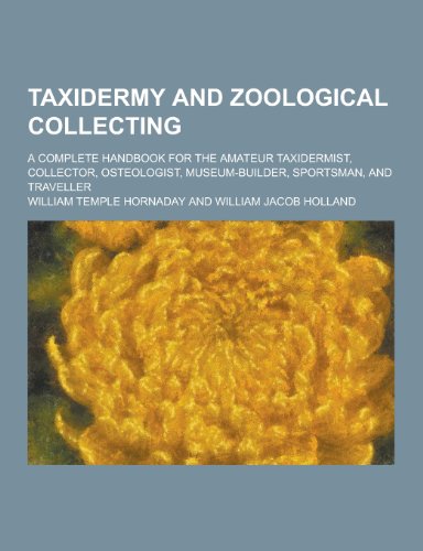 جلد کتاب Taxidermy and Zoological Collecting