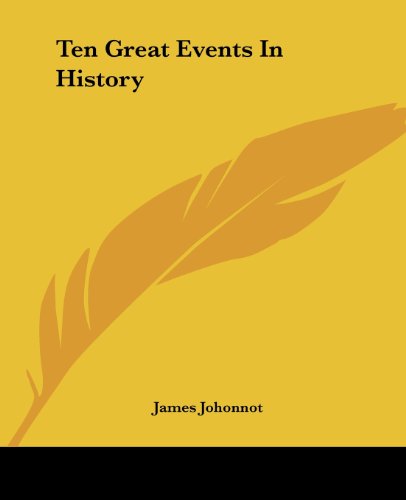 جلد کتاب Ten Great Events in History