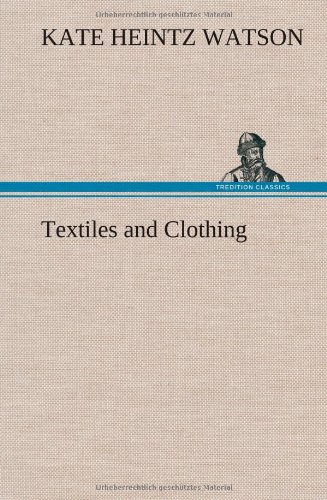 جلد کتاب Textiles and Clothing