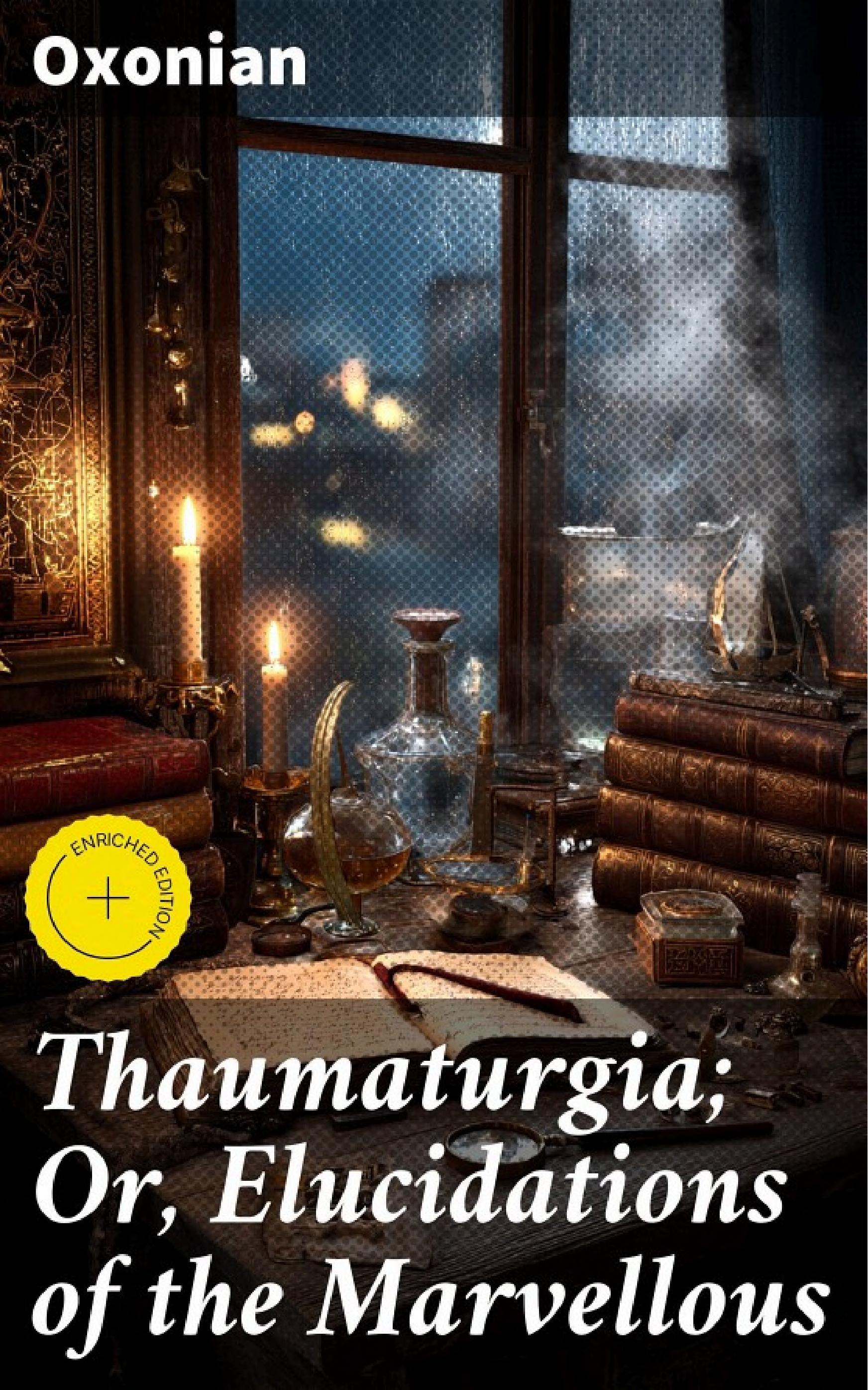 جلد کتاب Thaumaturgia; or, Elucidations of the Marvellous