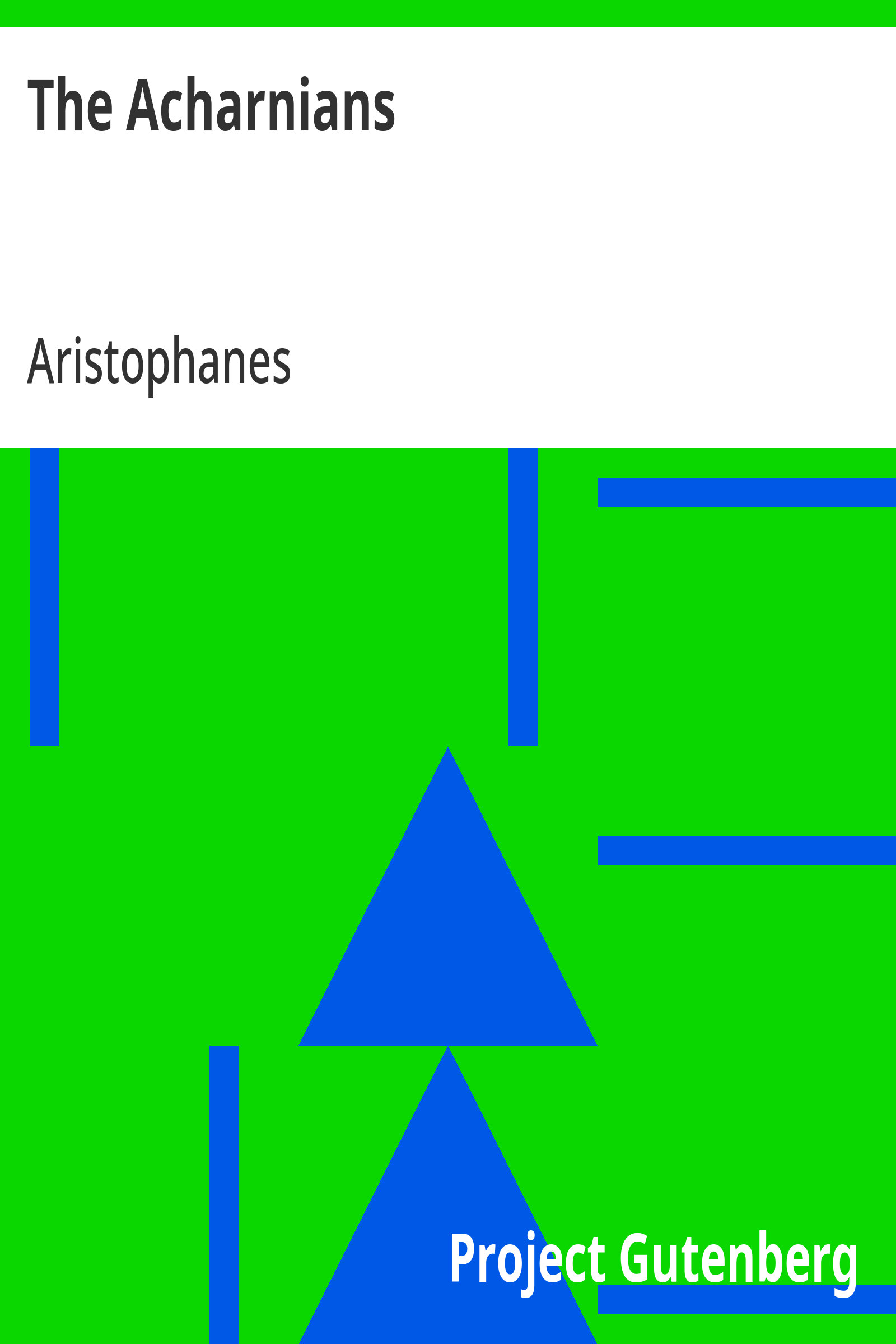جلد کتاب The Acharnians