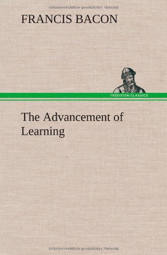 جلد کتاب The Advancement of Learning