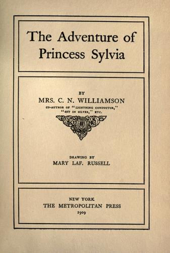 جلد کتاب The Adventure of Princess Sylvia