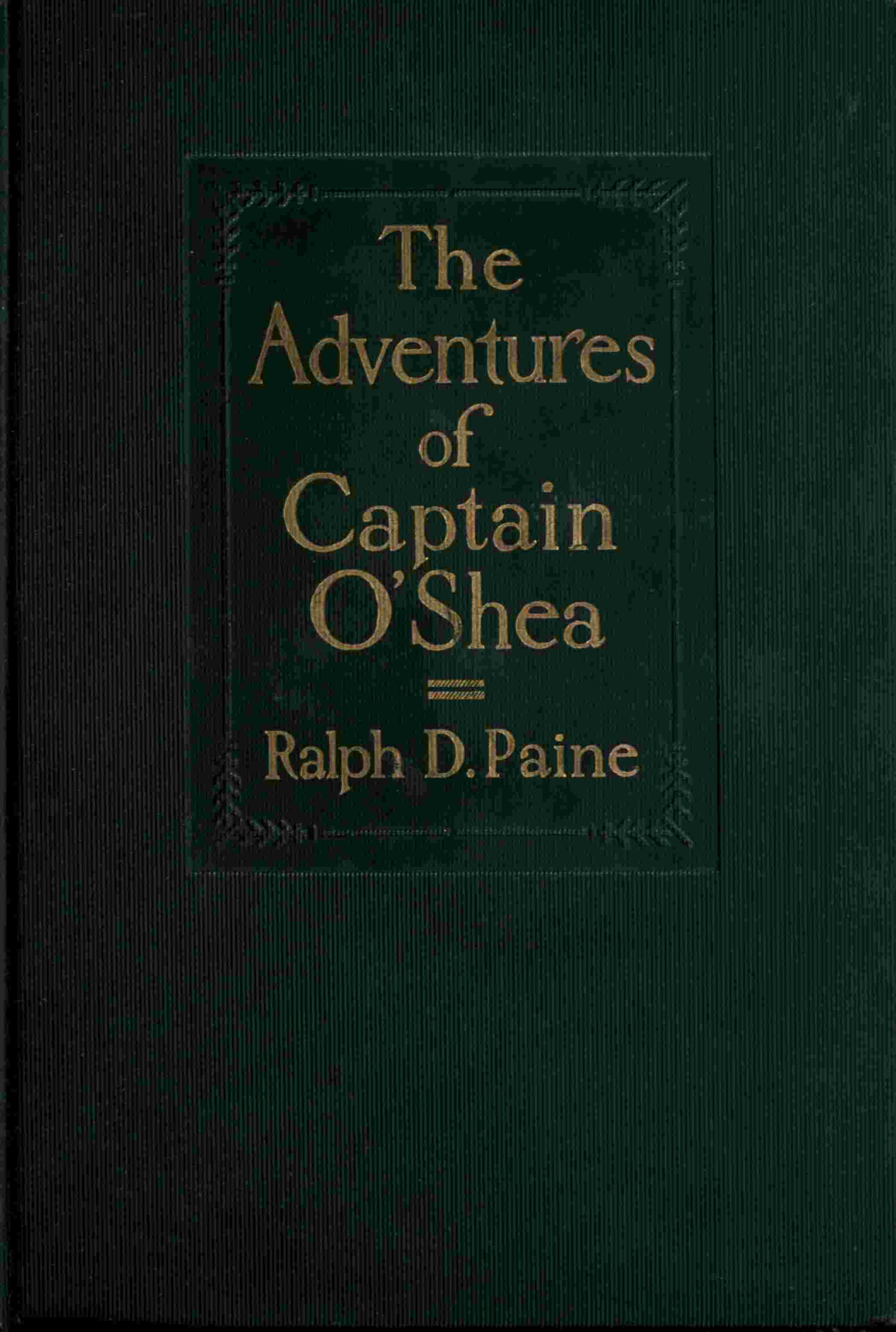 جلد کتاب The Adventures of Captain O'Shea