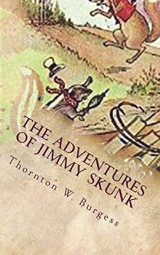 جلد کتاب The Adventures of Jimmy Skunk