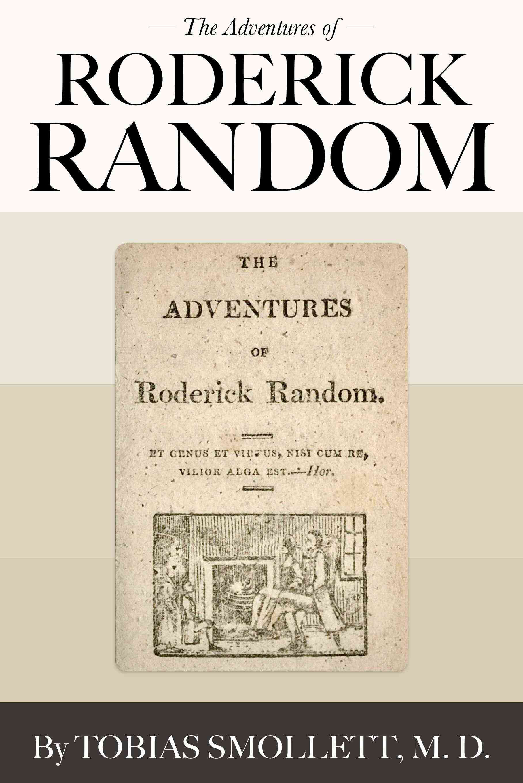 جلد کتاب The Adventures of Roderick Random