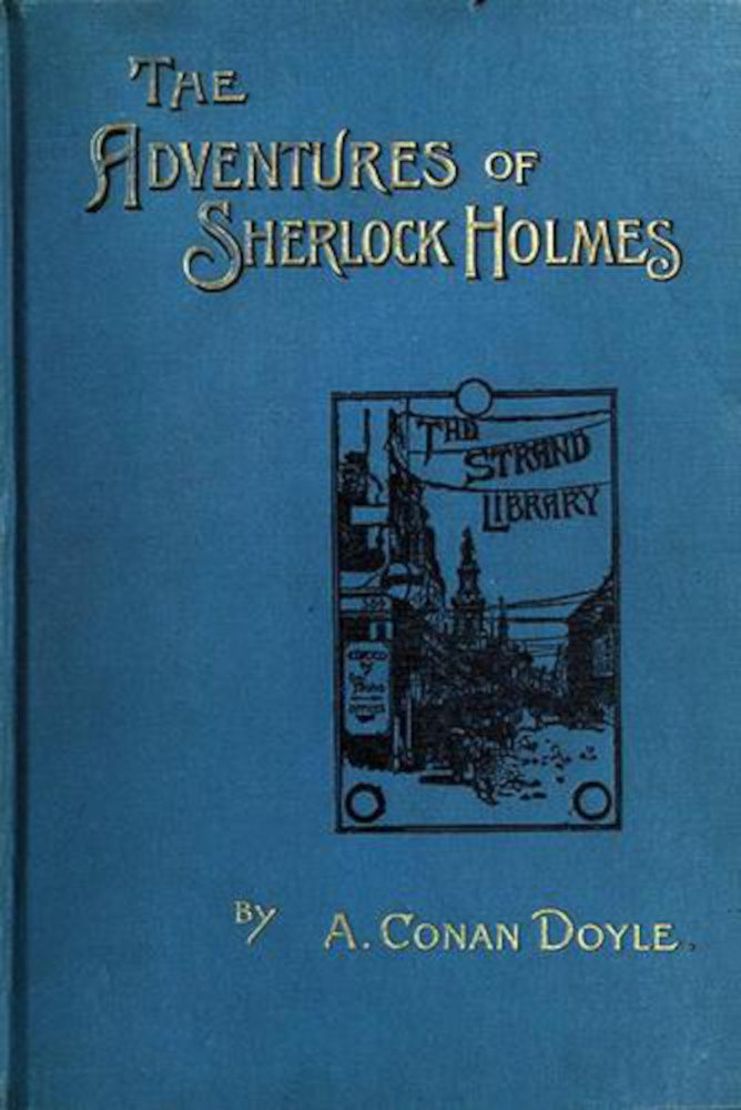 جلد کتاب The Adventures of Sherlock Holmes