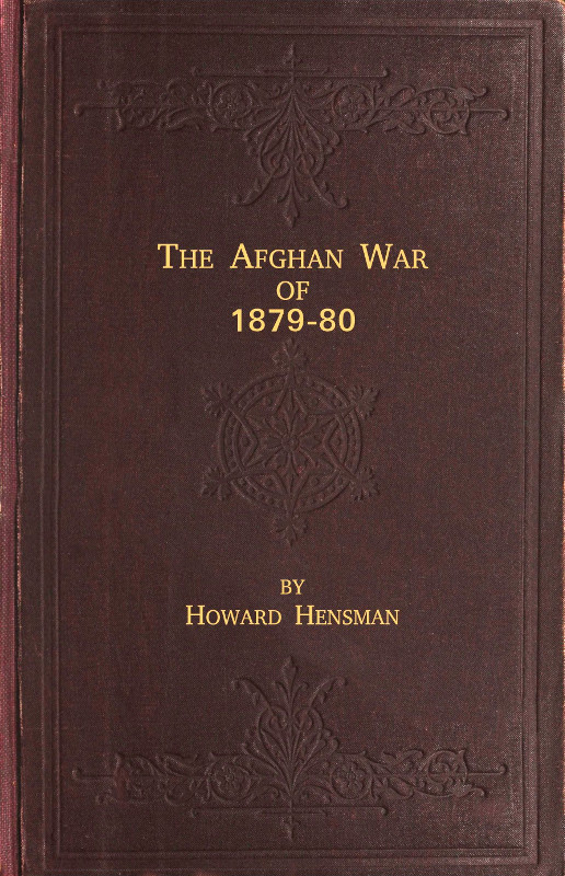 جلد کتاب The Afghan War of 1879-80