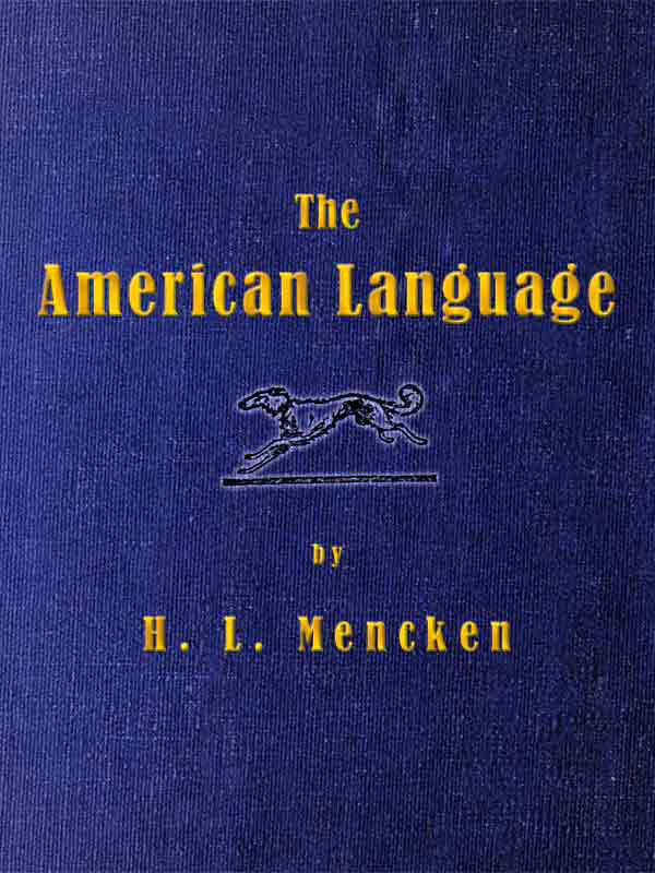 جلد کتاب The American Language