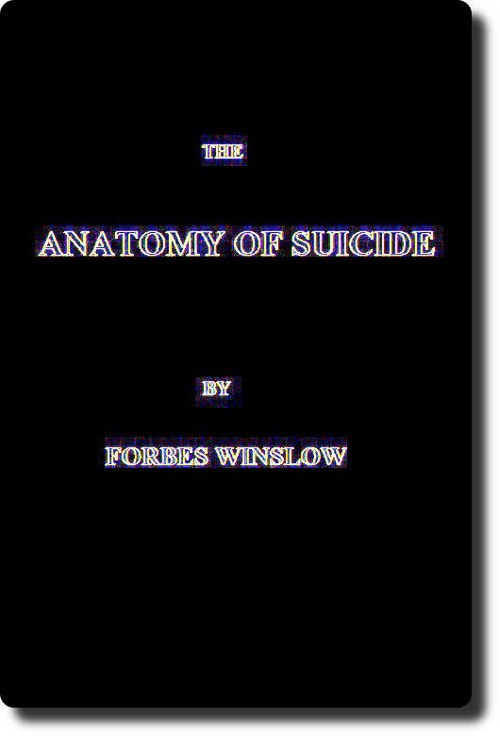 جلد کتاب The Anatomy of Suicide