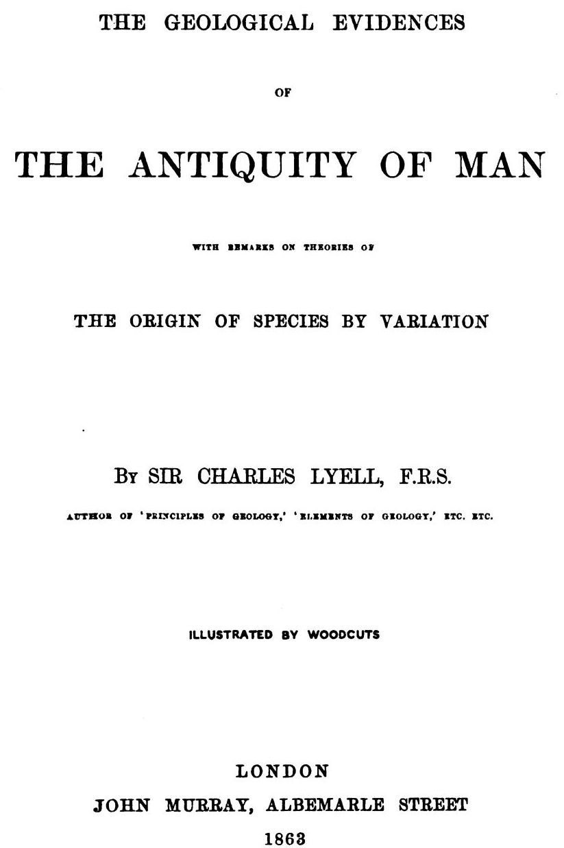 جلد کتاب The Antiquity of Man