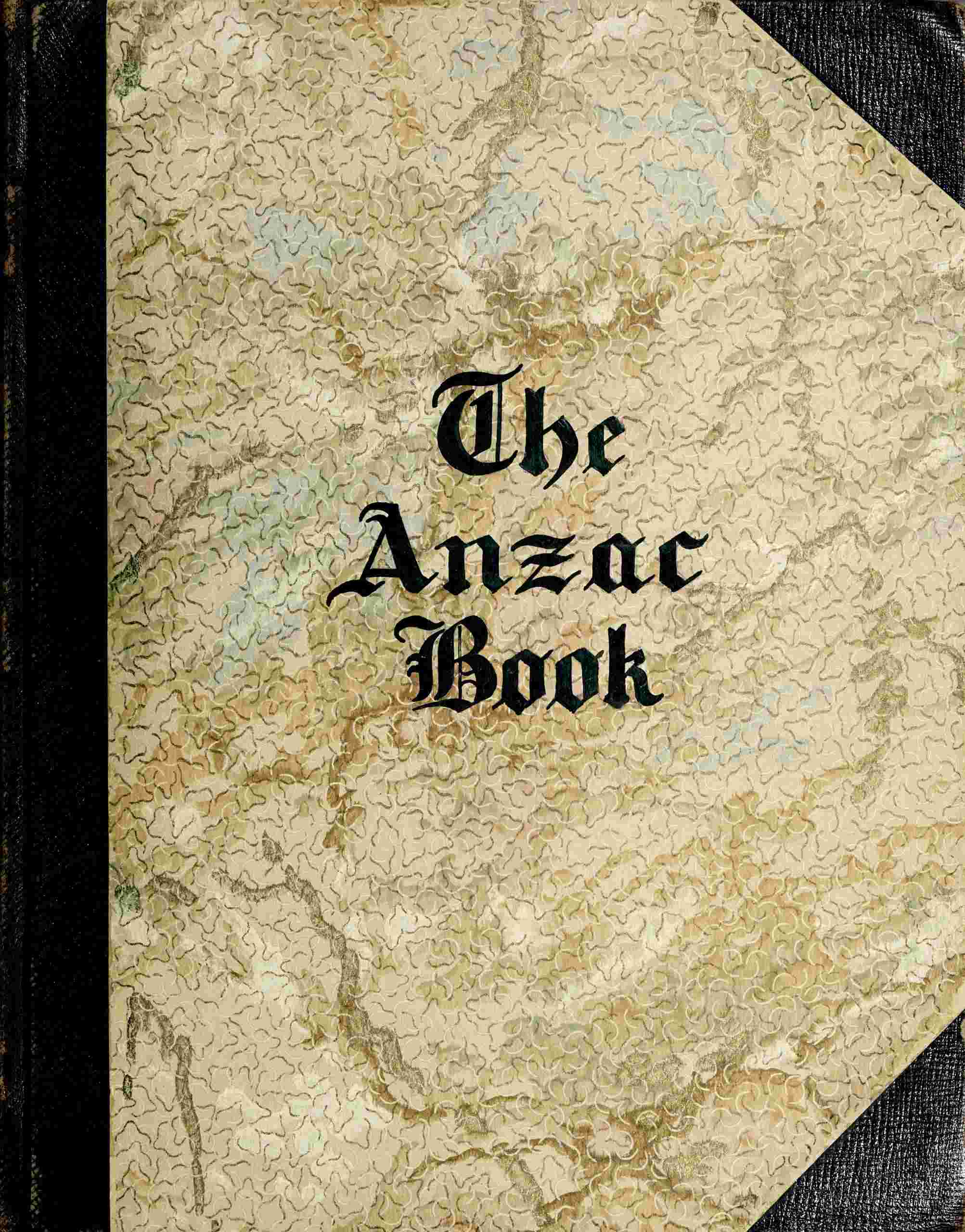 جلد کتاب The Anzac Book