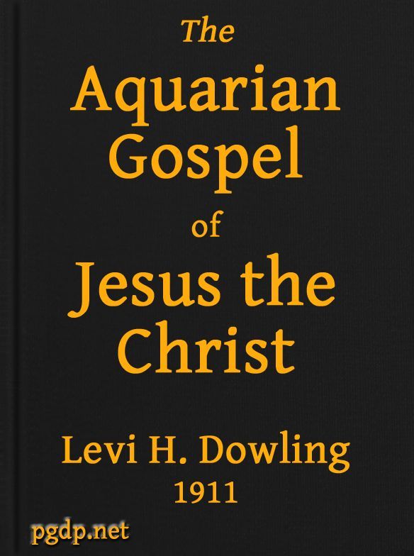 جلد کتاب The Aquarian Gospel of Jesus the Christ