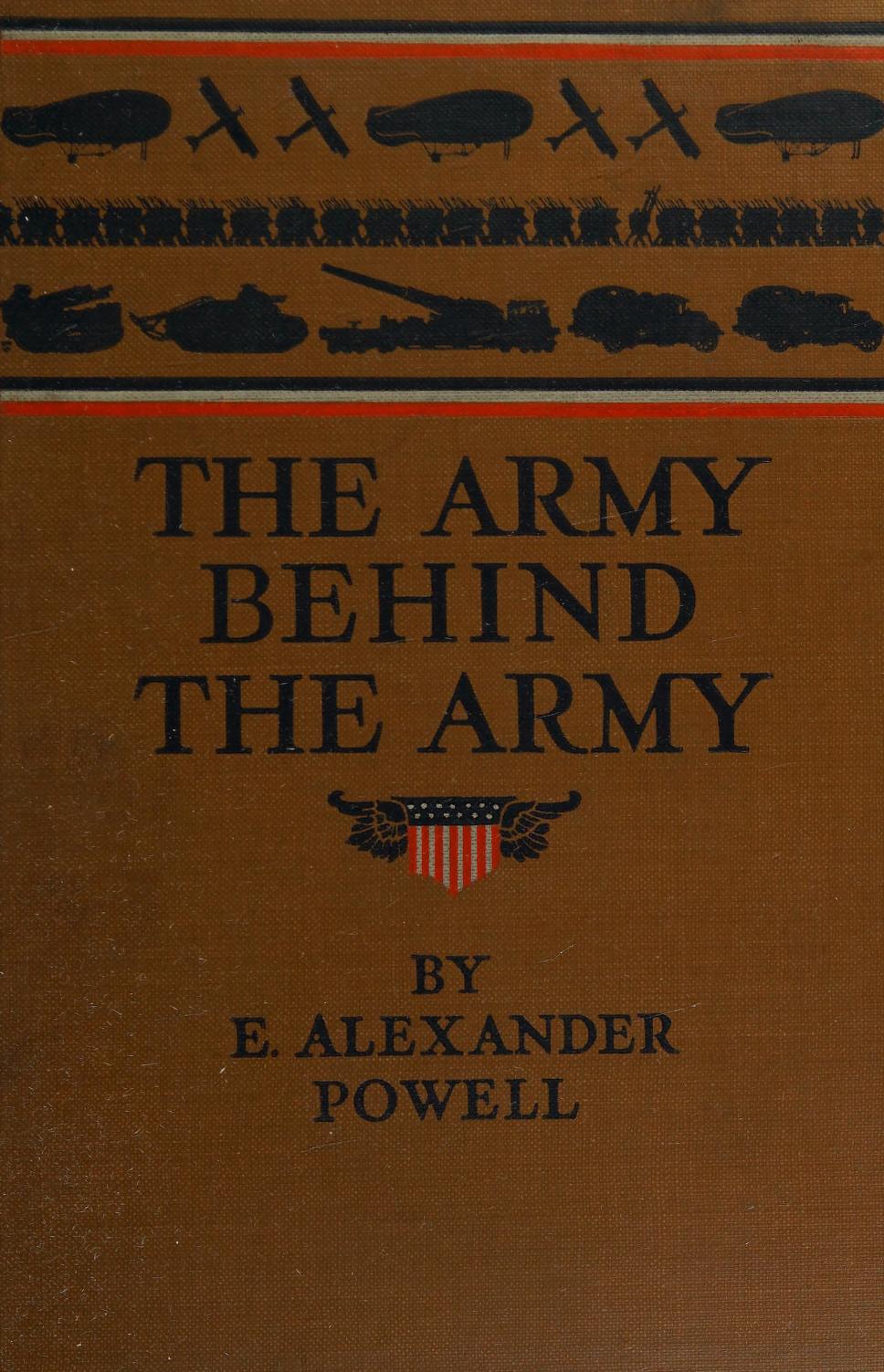 جلد کتاب The army behind the army