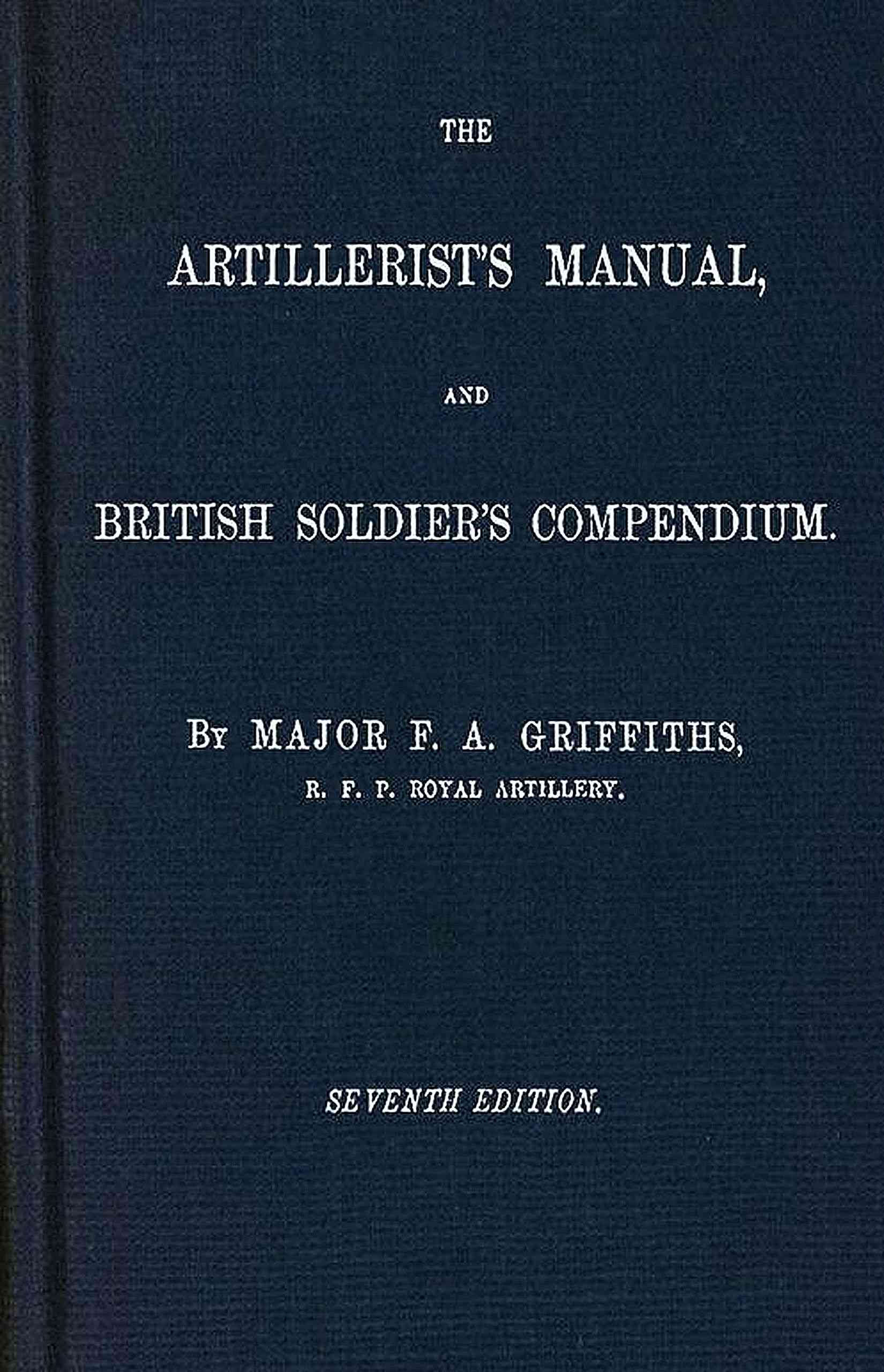 جلد کتاب The Artillerist's Manual and British Soldier's Compendium
