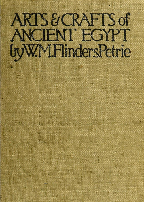جلد کتاب The Arts and Crafts of Ancient Egypt