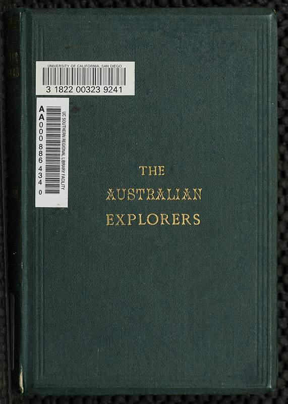 جلد کتاب The Australian Explorers: Their Labours, Perils, and Achievements