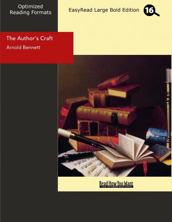 جلد کتاب The Author's Craft