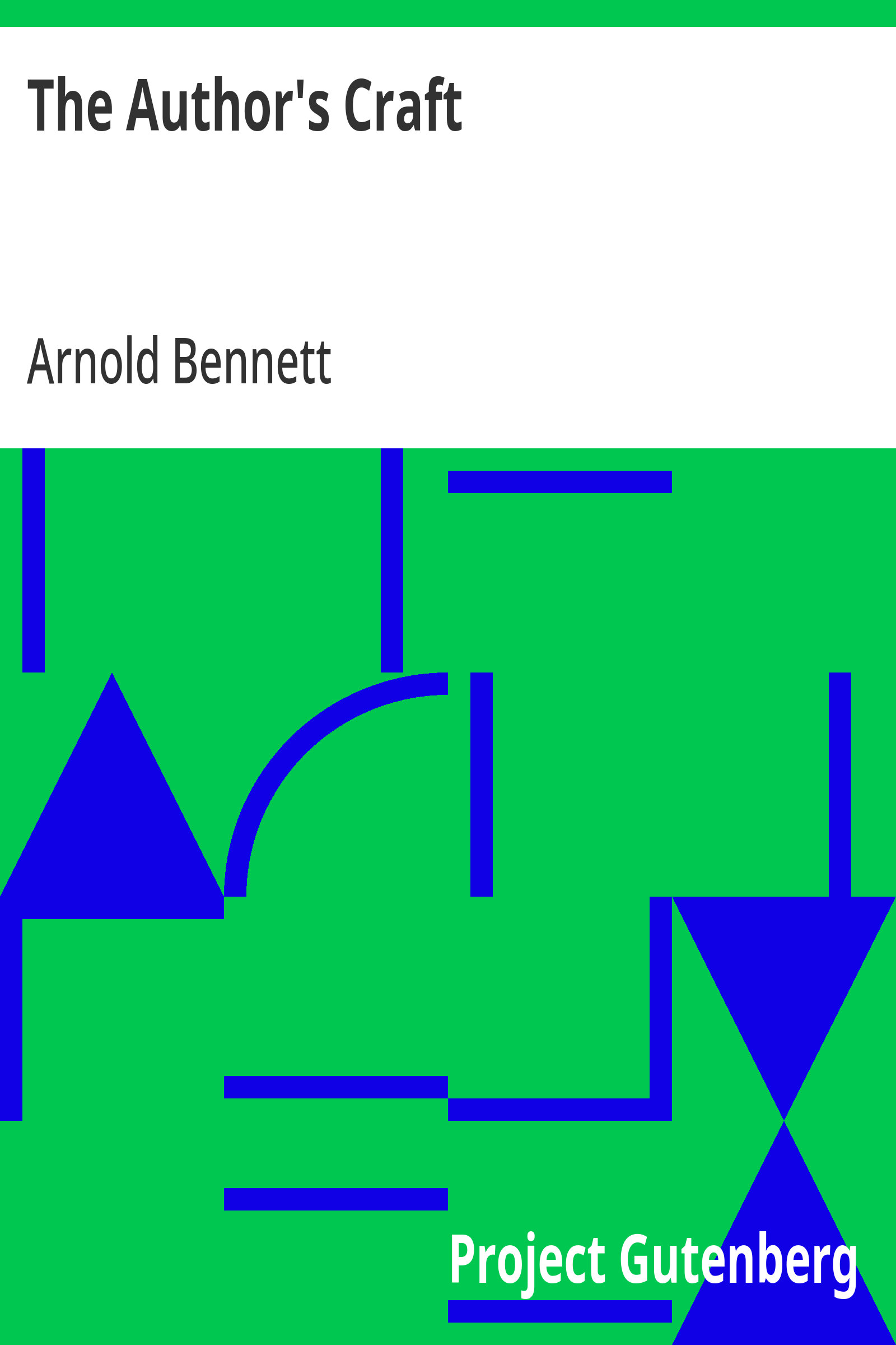 جلد کتاب The Author's Craft