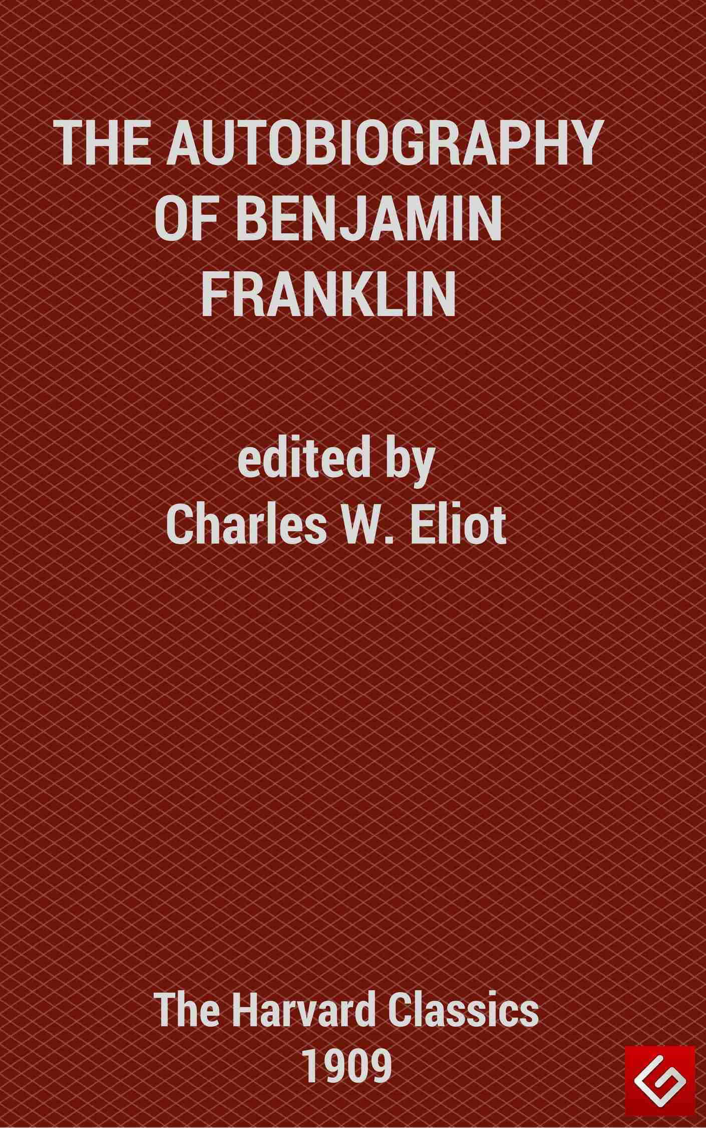جلد کتاب The Autobiography of Benjamin Franklin