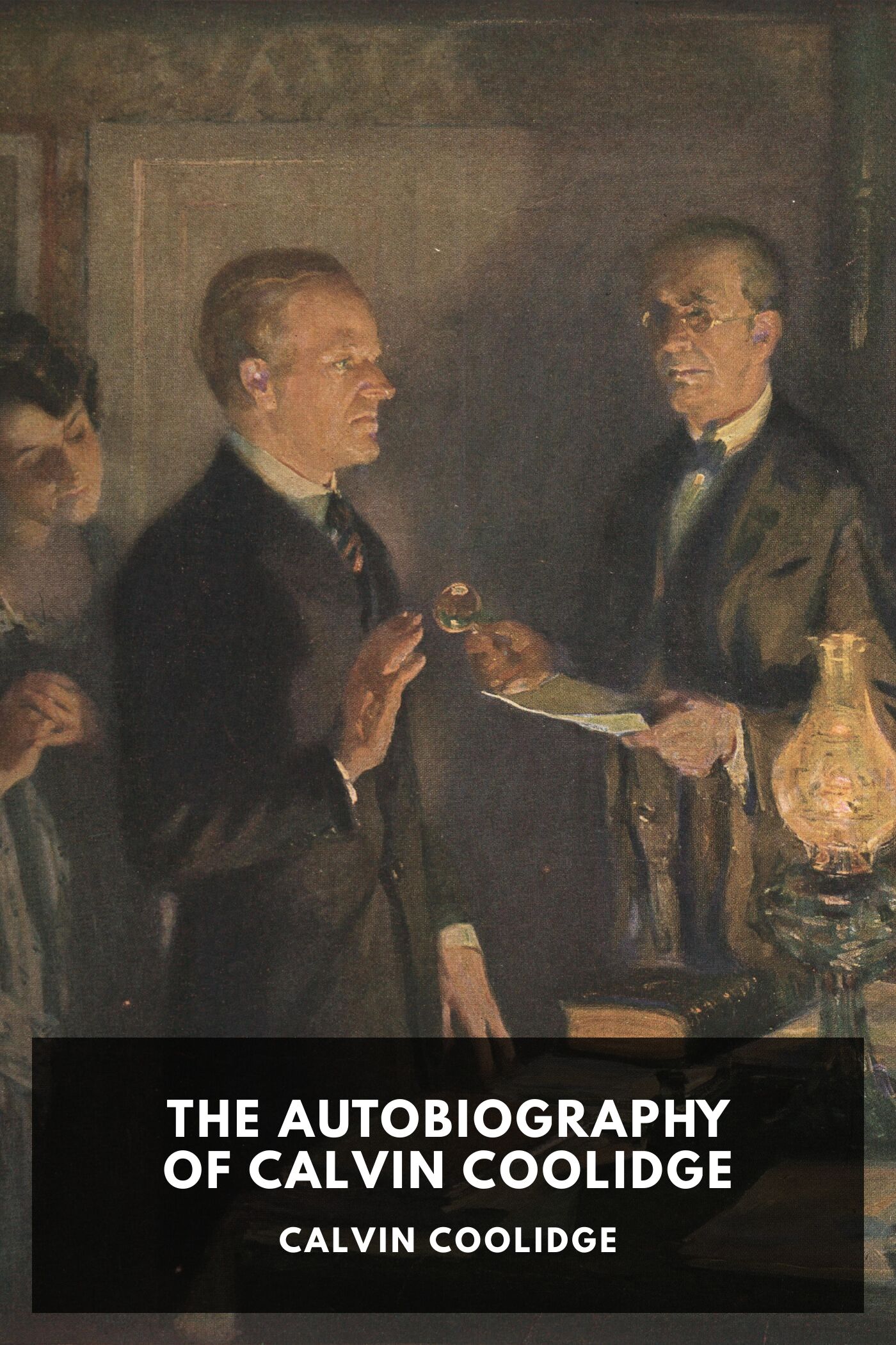 جلد کتاب The autobiography of Calvin Coolidge