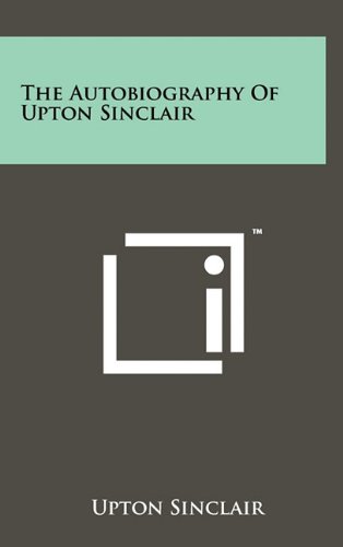 جلد کتاب The Autobiography of Upton Sinclair