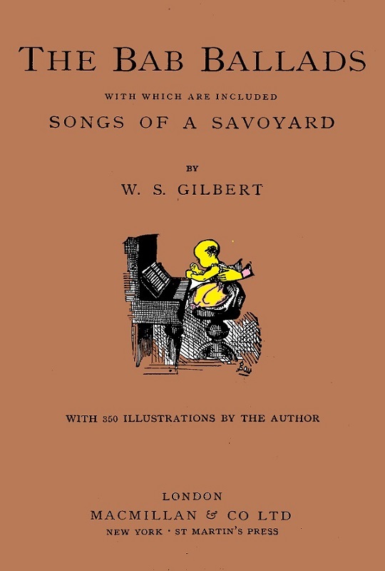جلد کتاب The Bab Ballads, with Which Are Included Songs of a Savoyard