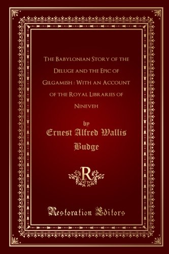 جلد کتاب The Babylonian Story of the Deluge