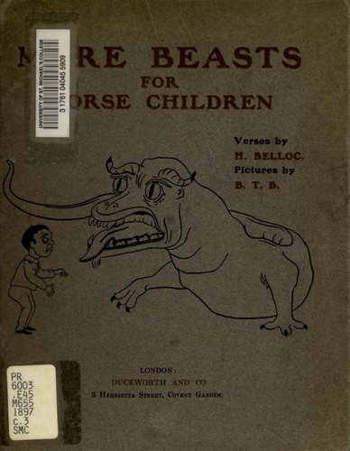 جلد کتاب The Bad Child's Book of Beasts