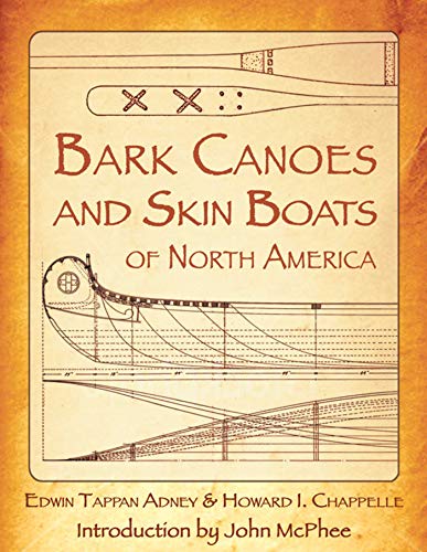 جلد کتاب The Bark Canoes and Skin Boats of North America