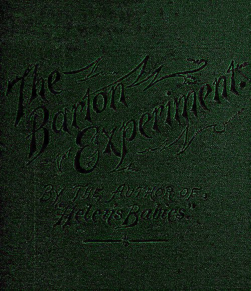 جلد کتاب The Barton Experiment