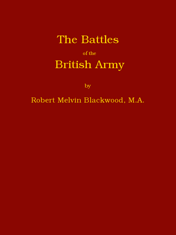 جلد کتاب The Battles of the British Army