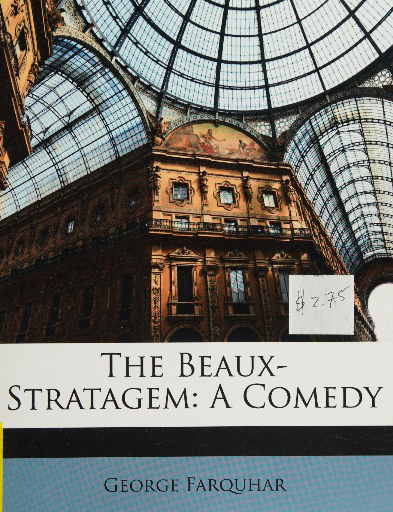 جلد کتاب The Beaux-Stratagem