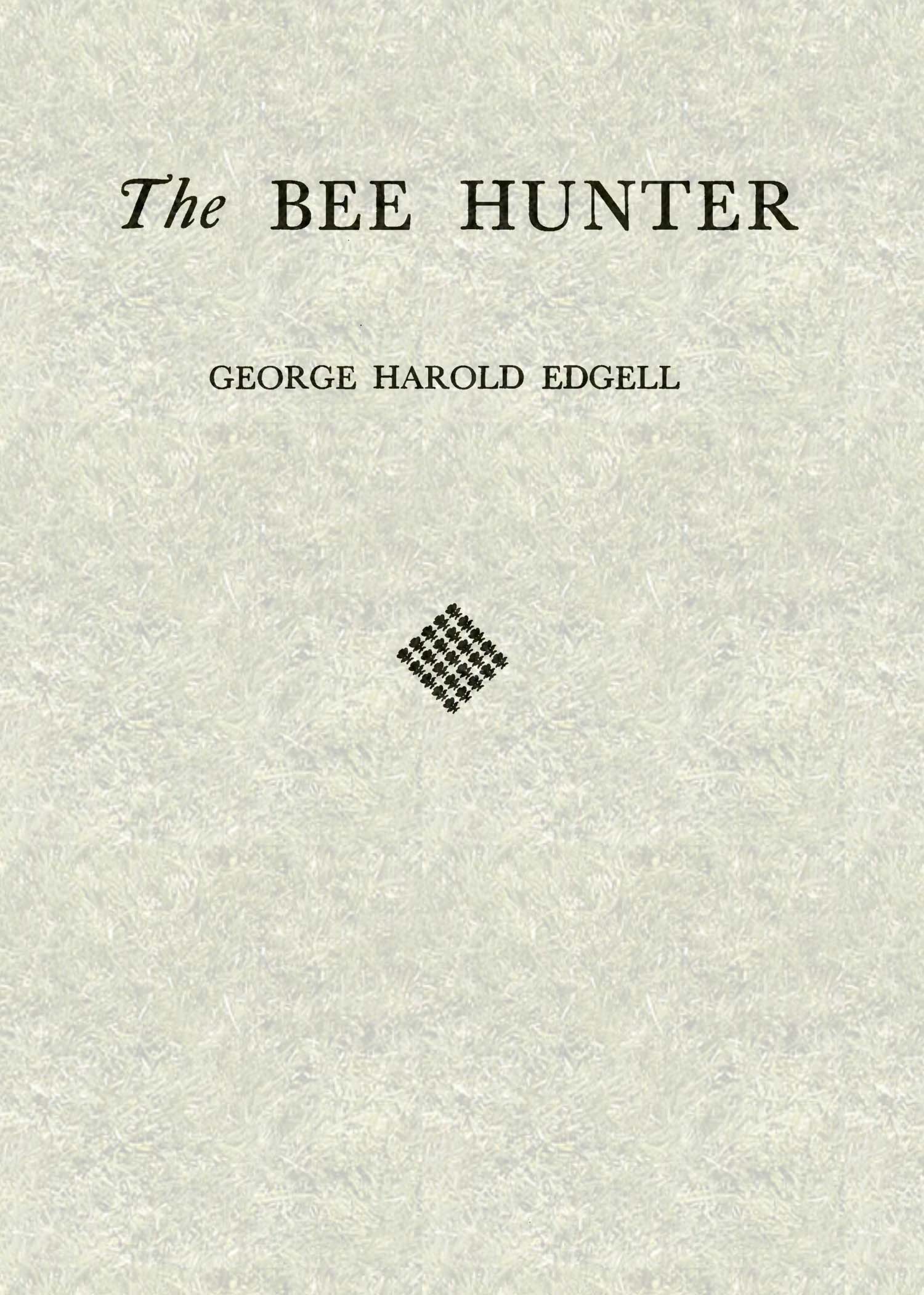 جلد کتاب The Bee Hunter