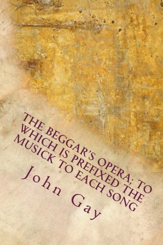 جلد کتاب The Beggar's Opera