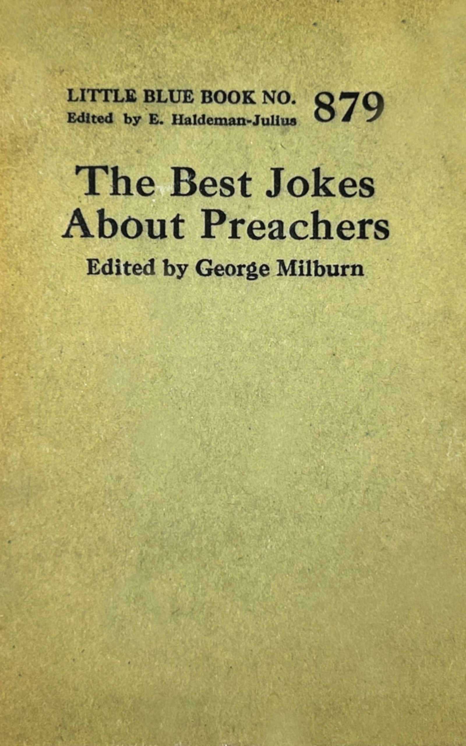 جلد کتاب The Best Jokes About Preachers
