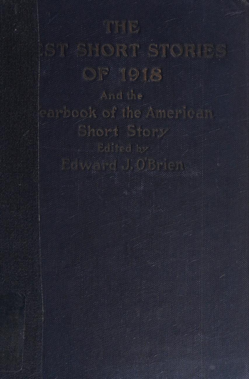 جلد کتاب The Best Short Stories of 1918